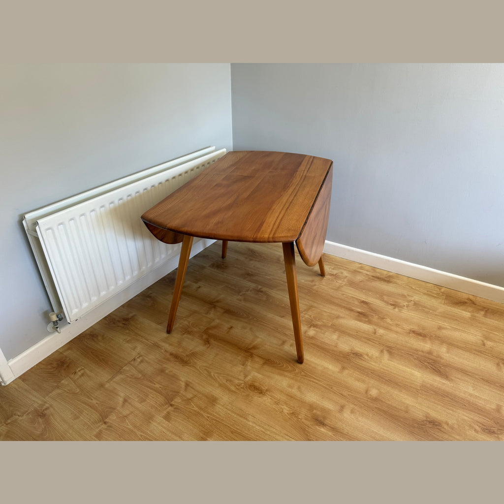 Vintage Ercol Model 304 Drop leaf dining table