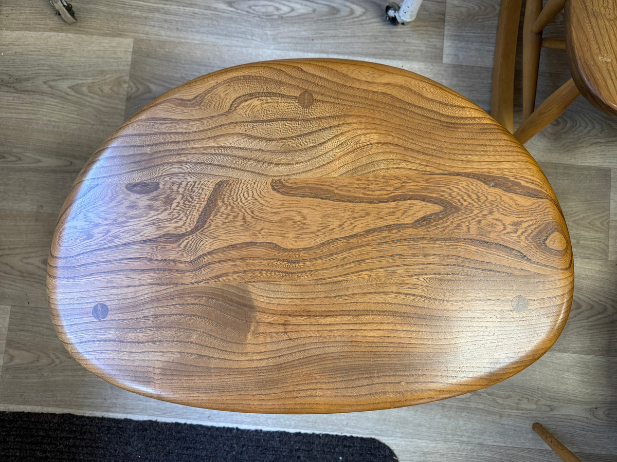 Vintage Ercol nest of pebble tables
