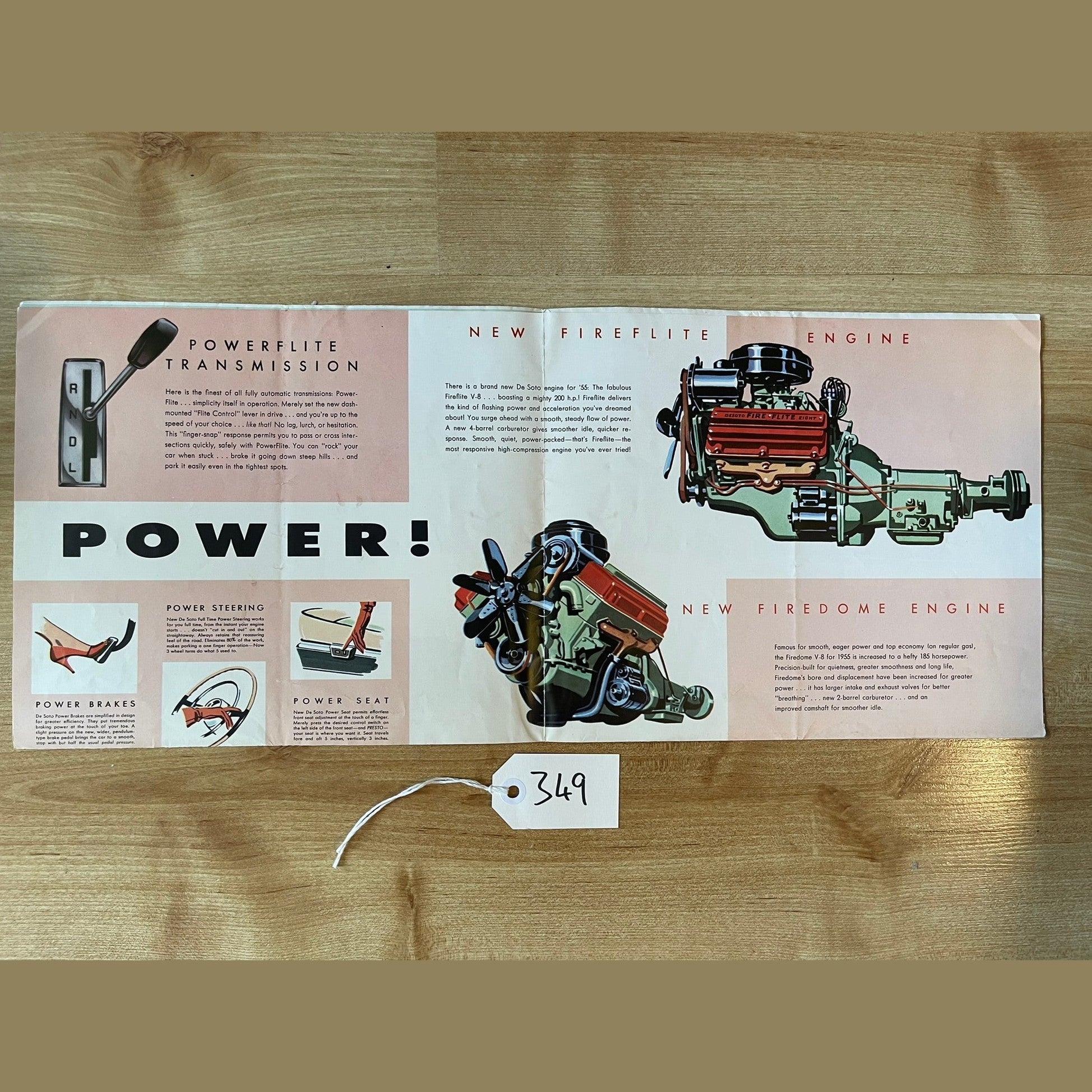 De Soto 1955 pull open brochure Ref DEA 6474-55