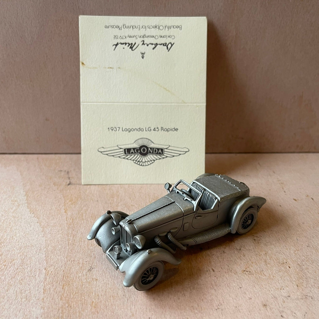 Danbury mint pewter cars 1937 Lagonda LG 45 Rapide