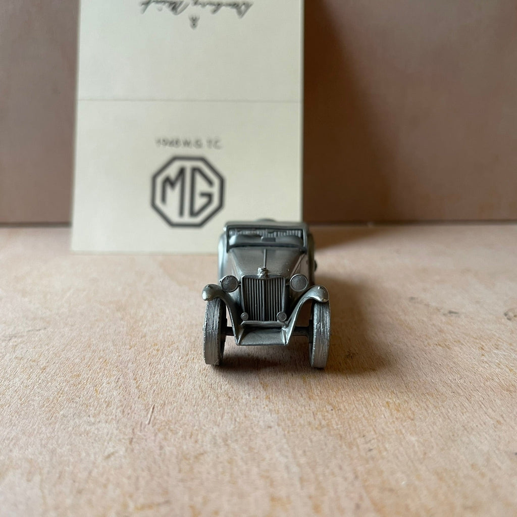 Danbury mint pewter cars 1948 M.G. T.C
