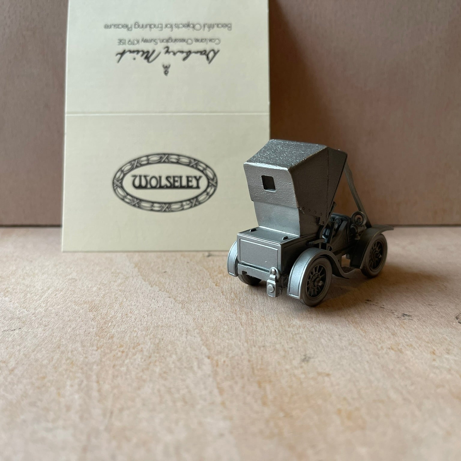 Danbury mint pewter cars 1904 Wolseley 6hp