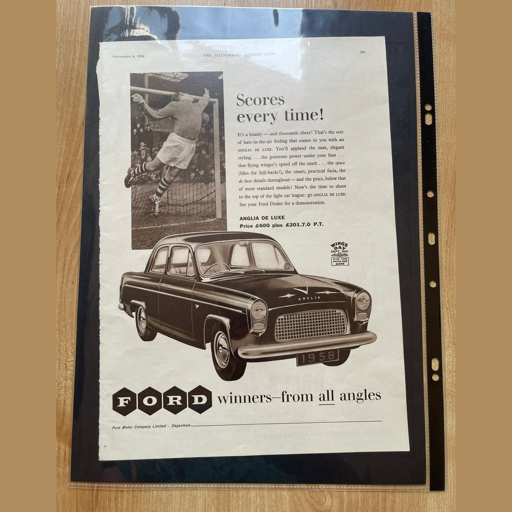 Collection vintage car ads for Ford