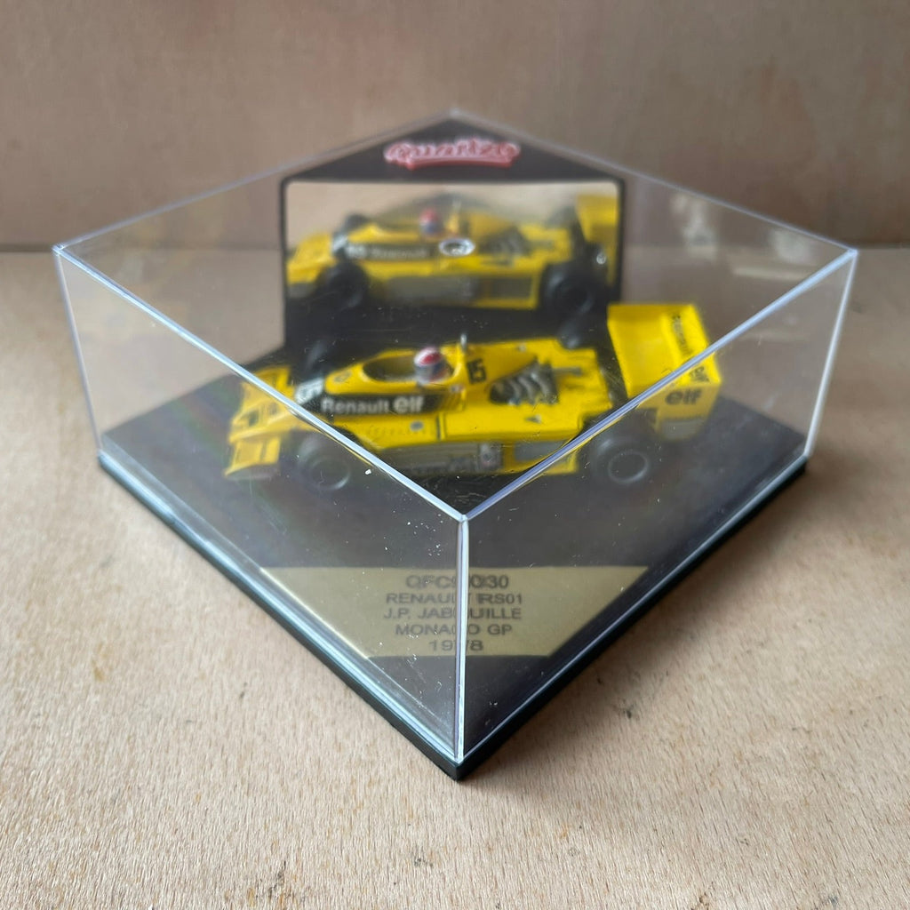 Vintage Quartzo model of a Renault RS01, Monaco 1978