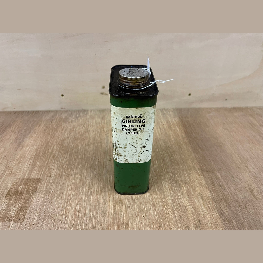 Vintage 1 quart Castrol Girling oil tin can