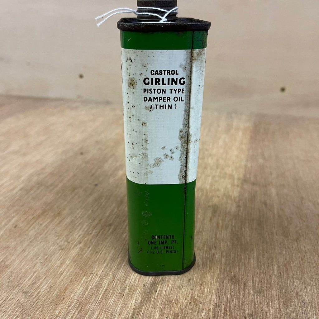 Vintage Castrol Girling oil can. 1 Pint