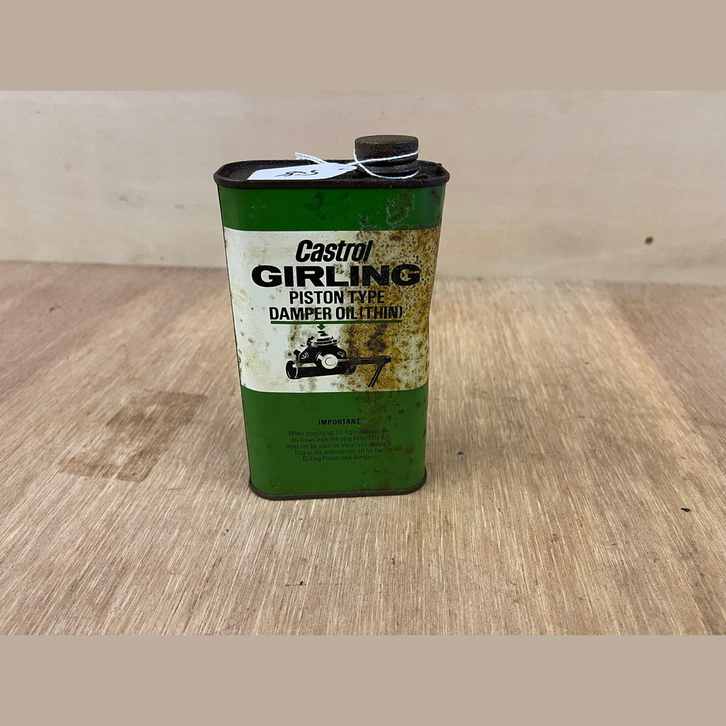 Vintage Castrol Girling oil can. 1 pint