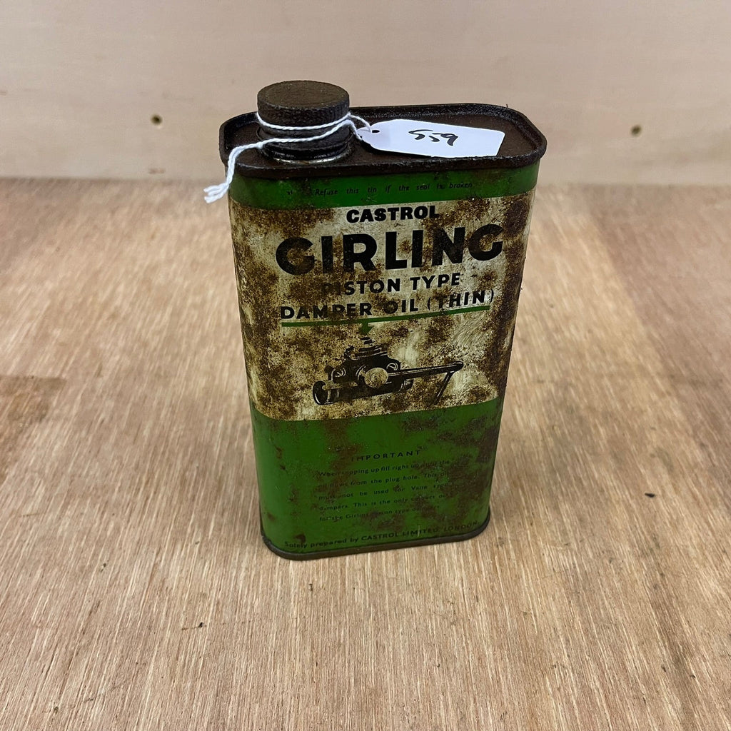 Vintage Castrol Girling oil can. 1 pint