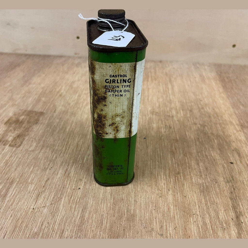 Vintage Castrol Girling oil can. 1 pint