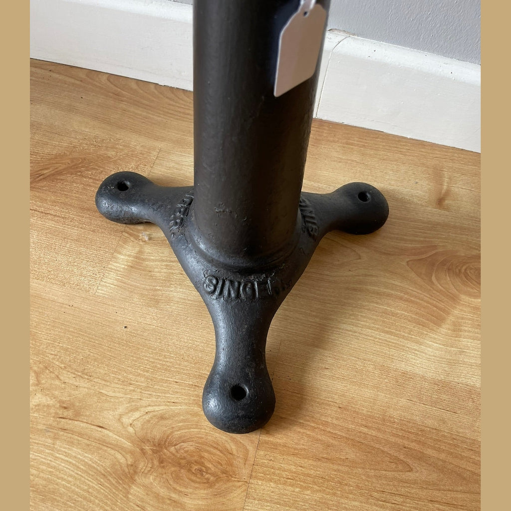 Industrial Cast iron stool by Singer