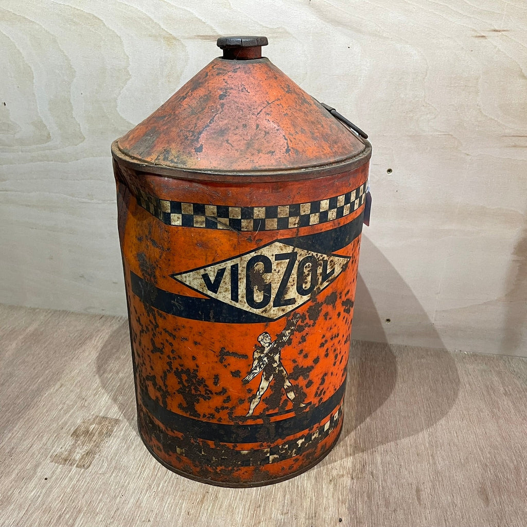 Vintage Vigzol Oil drum