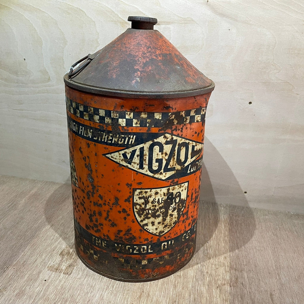Vintage Vigzol Oil drum