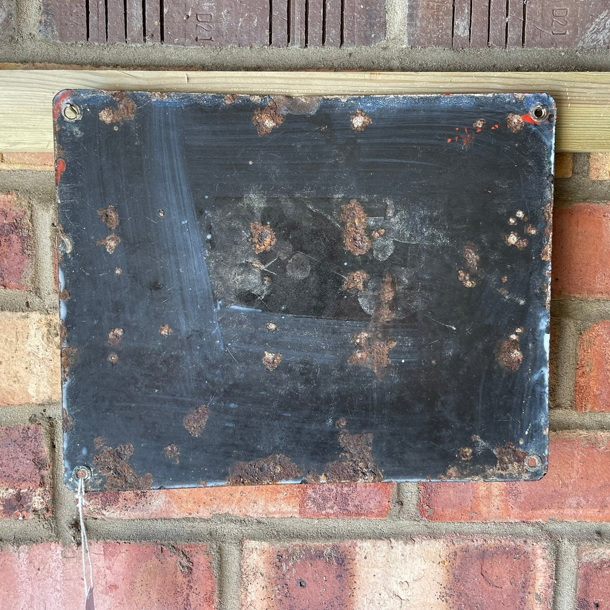 Vintage Enamel sign for Mobil "A" Oil