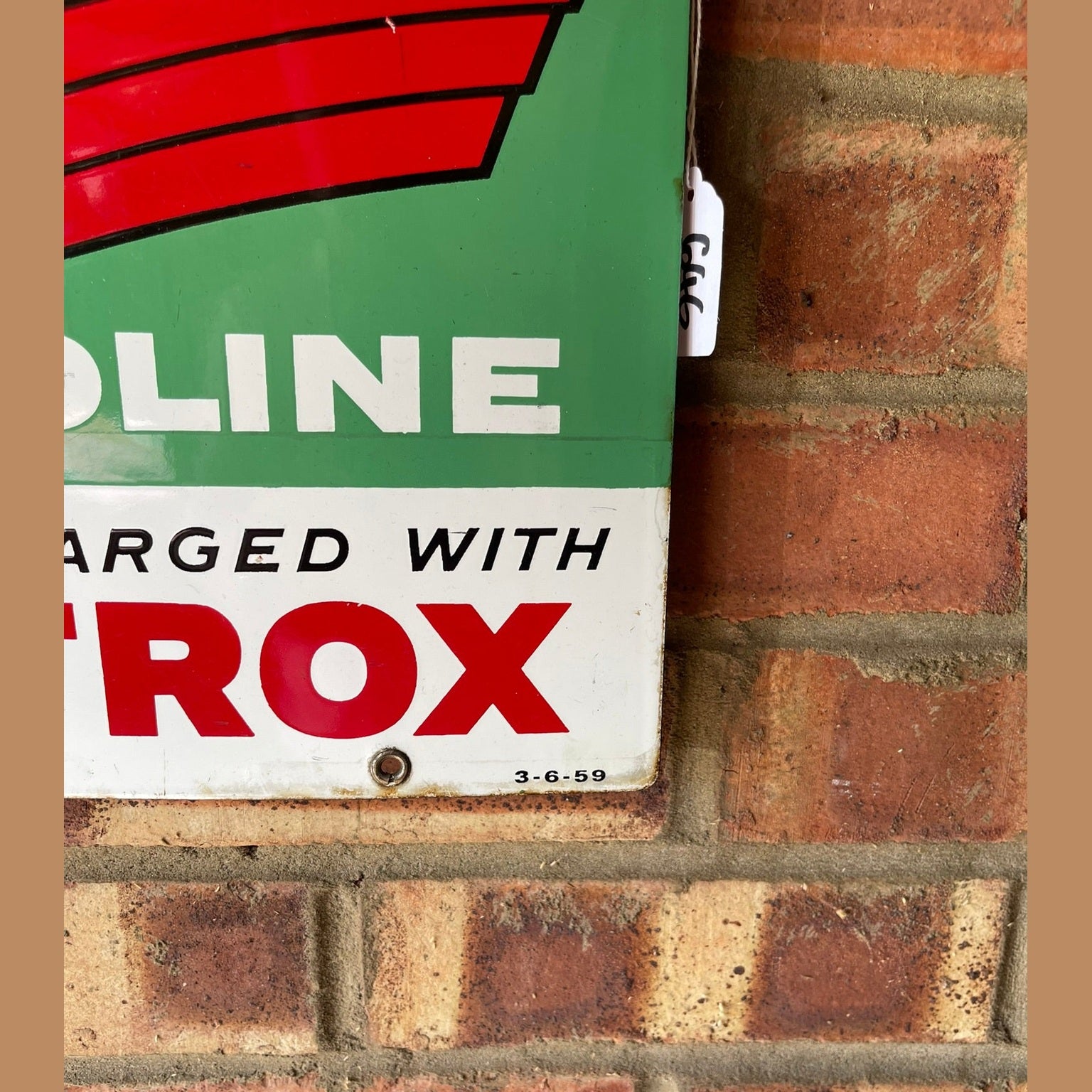 Texaco Sky Chief su-preme Gasoline Petrox sign