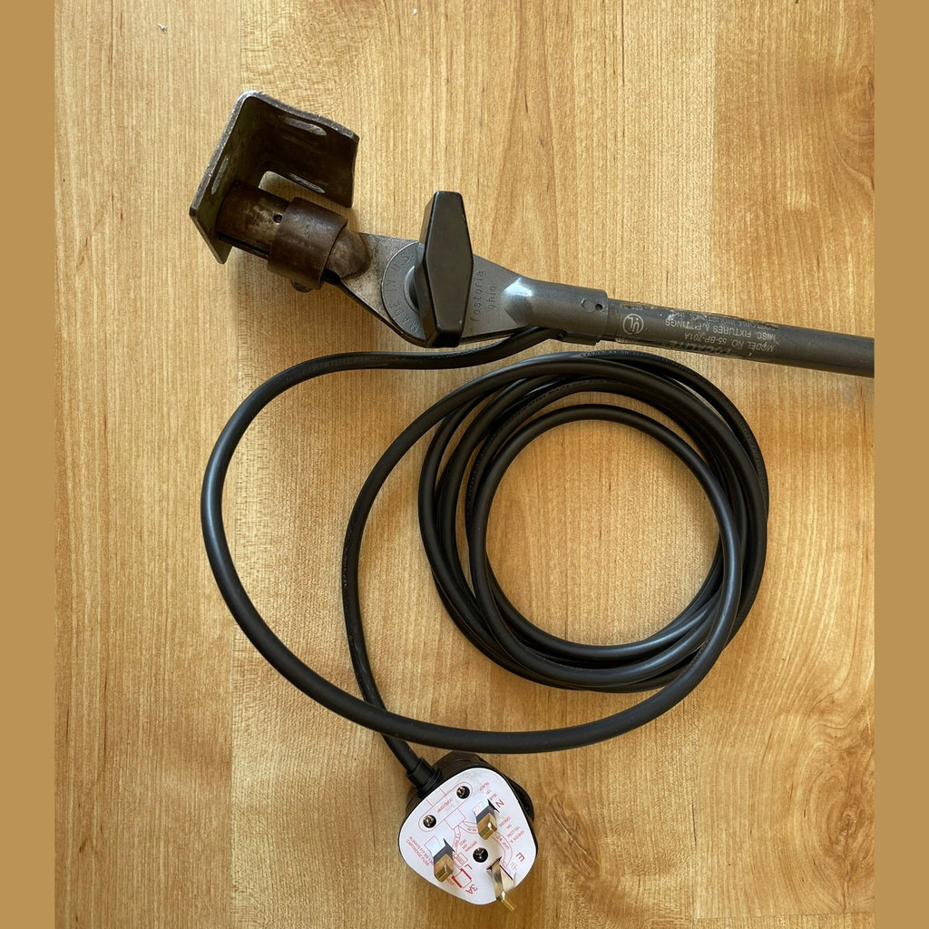 Vintage Fostoria Ohio industrial articulated lamp Fully Rewired