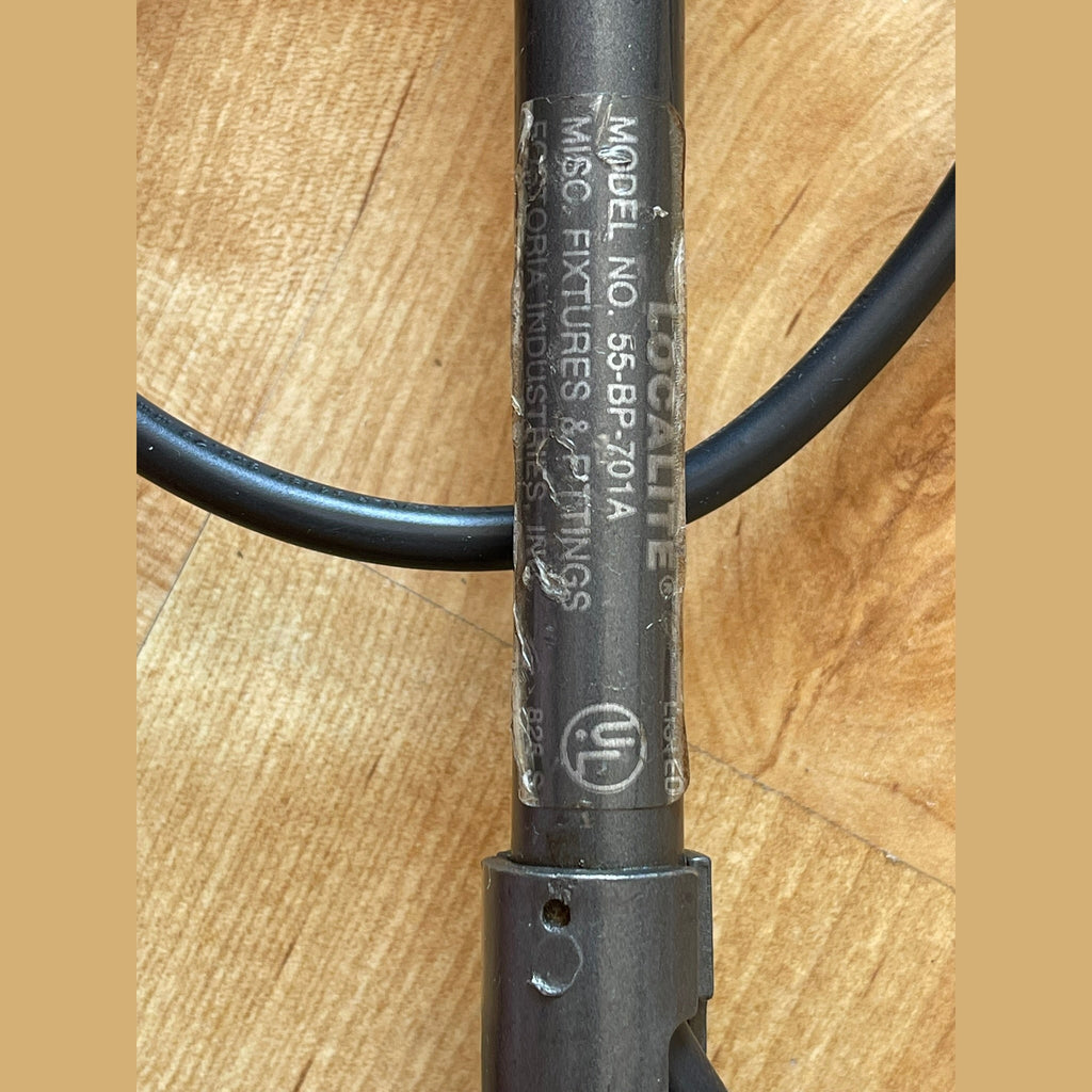 Vintage Fostoria Ohio industrial articulated lamp Fully Rewired