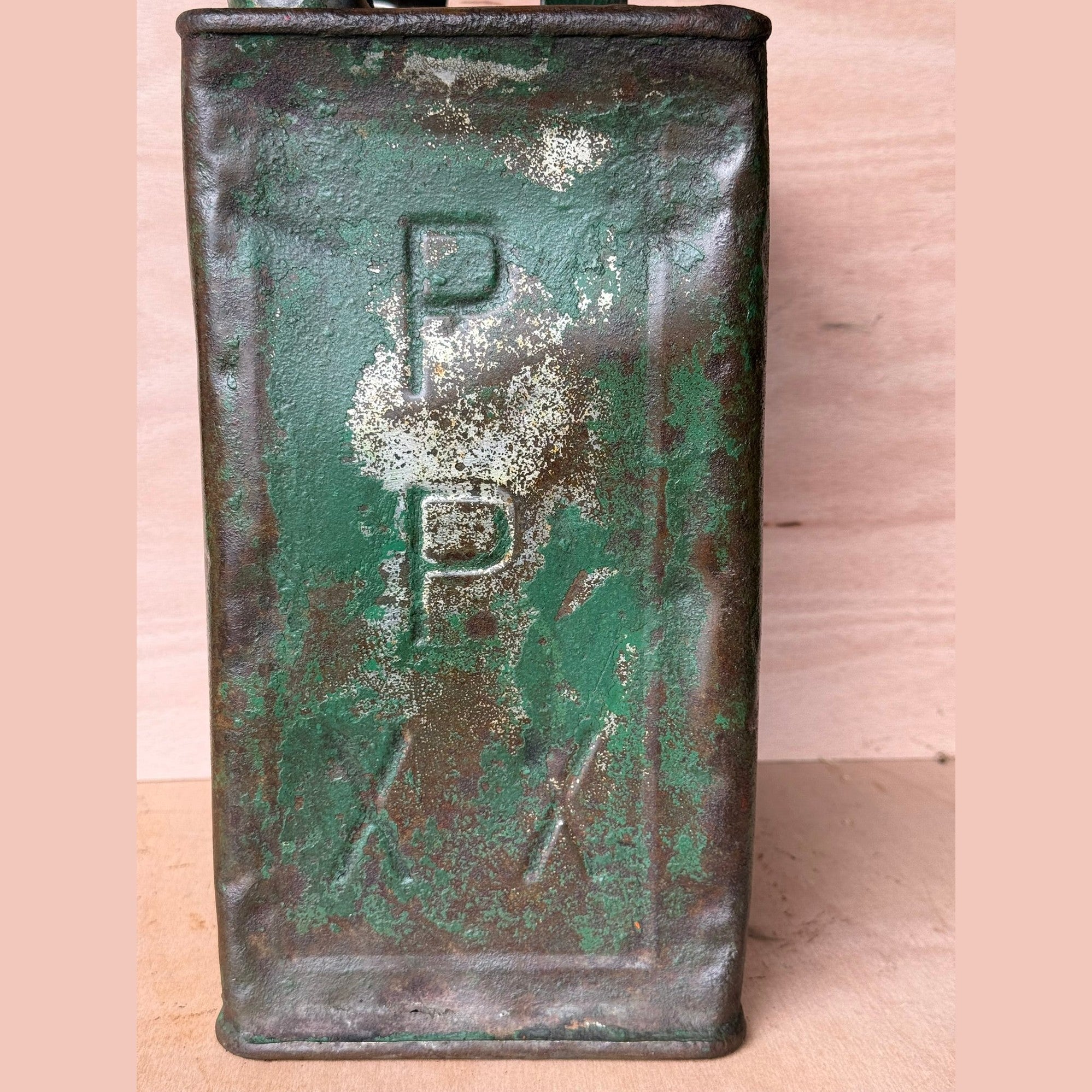 Vintage Pratts Perfection Spirit petrol can Circa 1930's