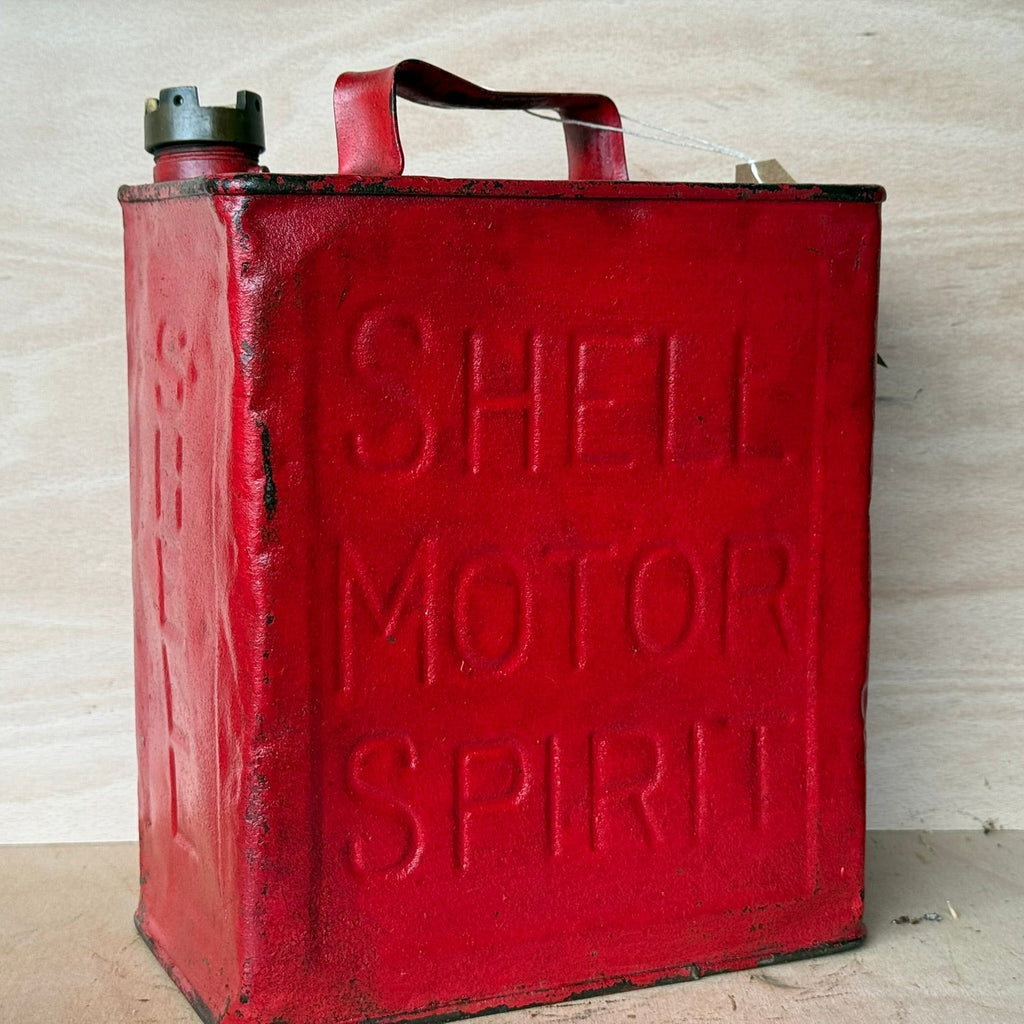 Vintage Shell Motor Spirit fuel can, circa 1930's