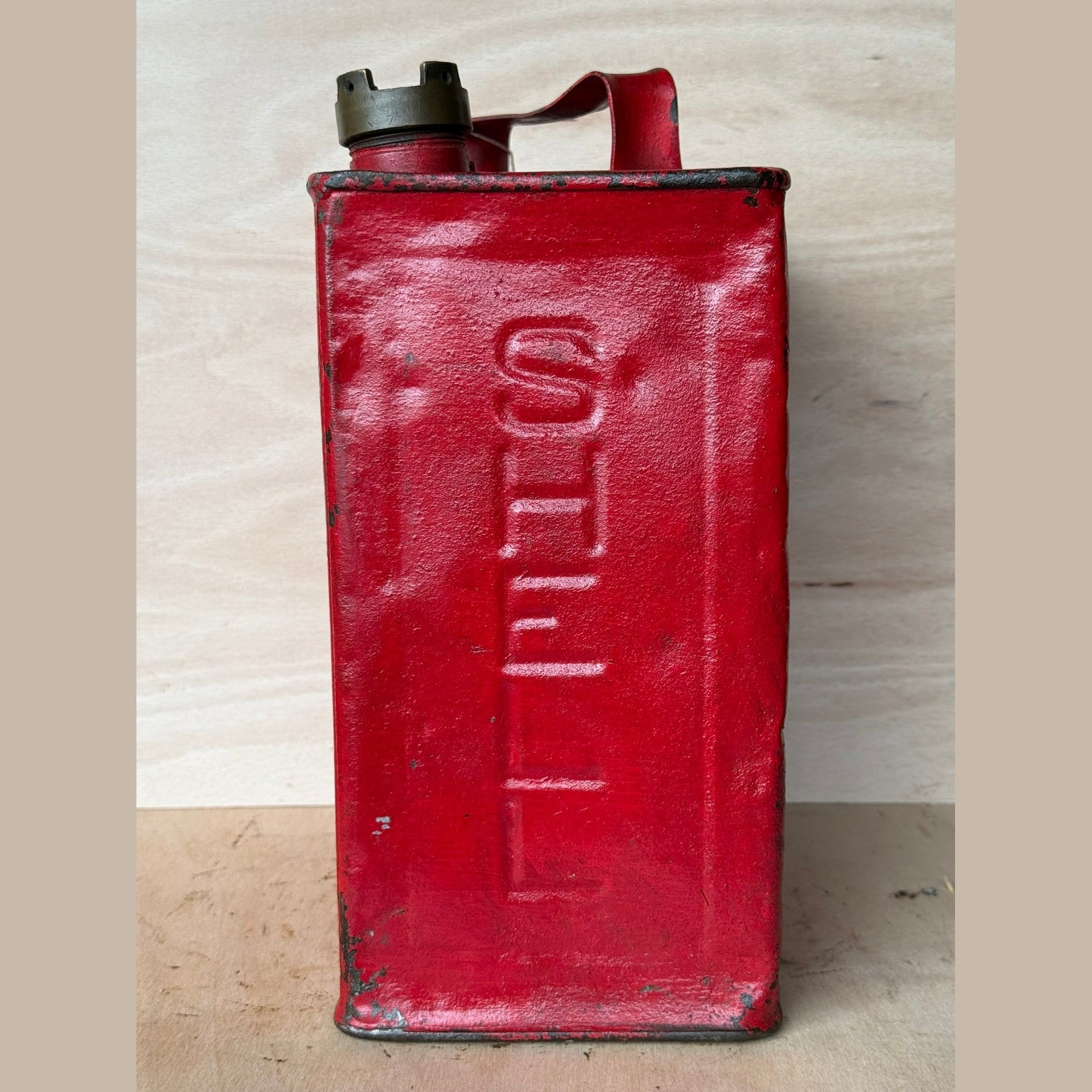 Vintage Shell Motor Spirit fuel can, circa 1930's