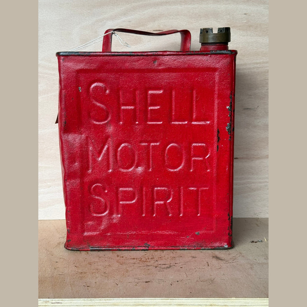 Vintage Shell Motor Spirit fuel can, circa 1930's