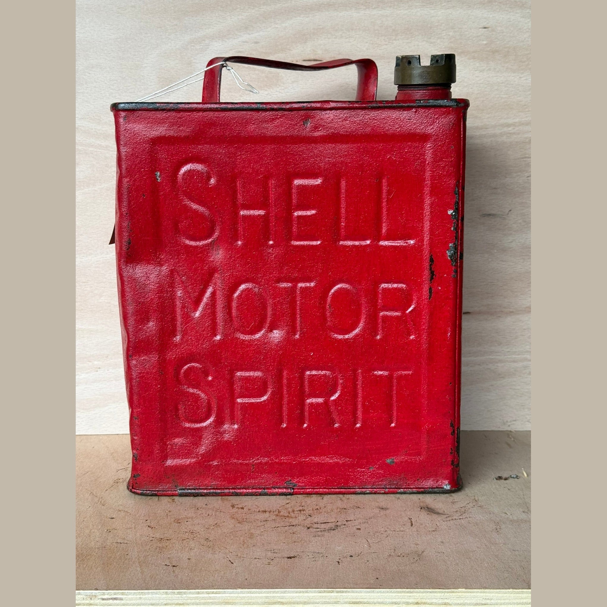 Vintage Shell Motor Spirit fuel can, circa 1930's