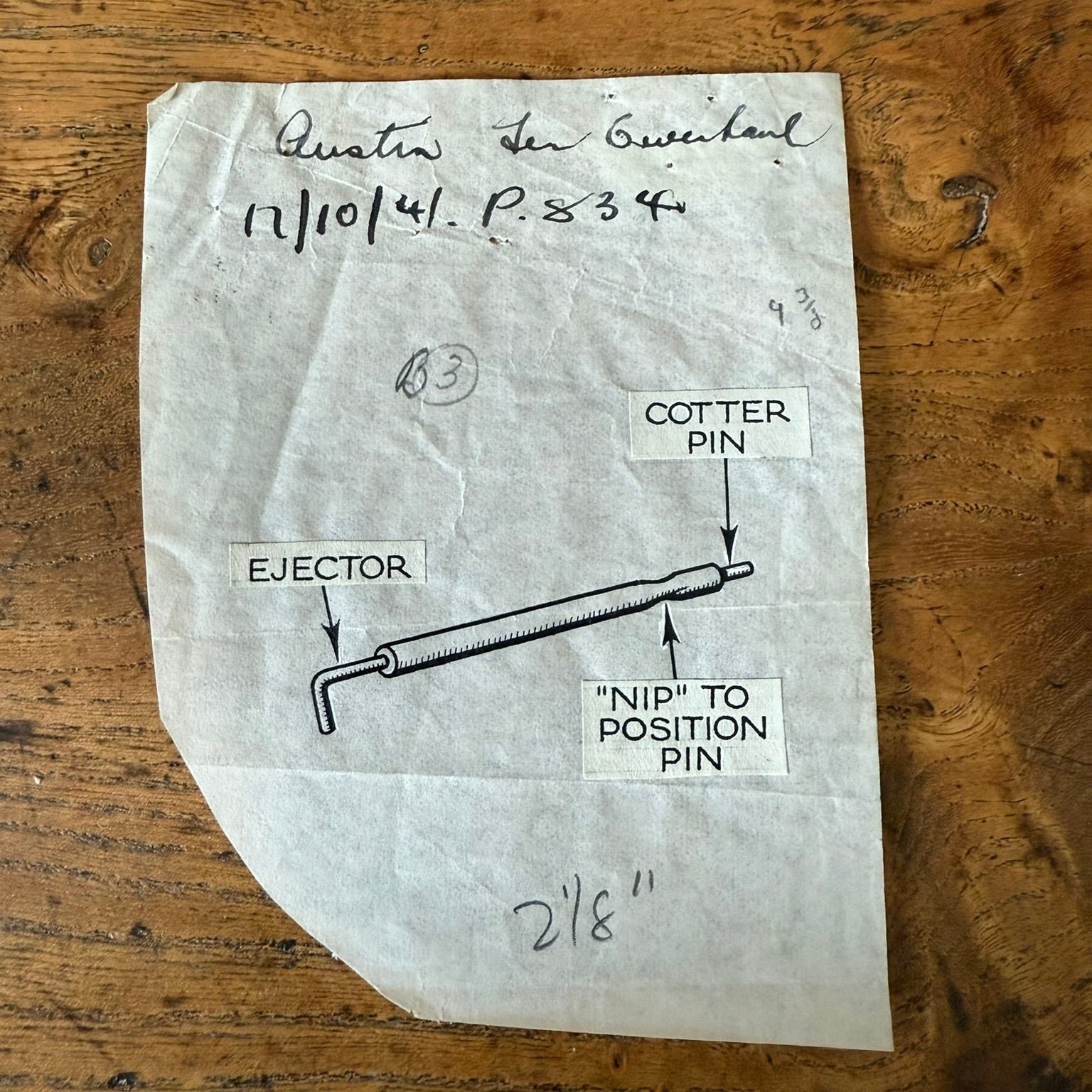 Vintage 1940's Autocar original artwork for Austin A10