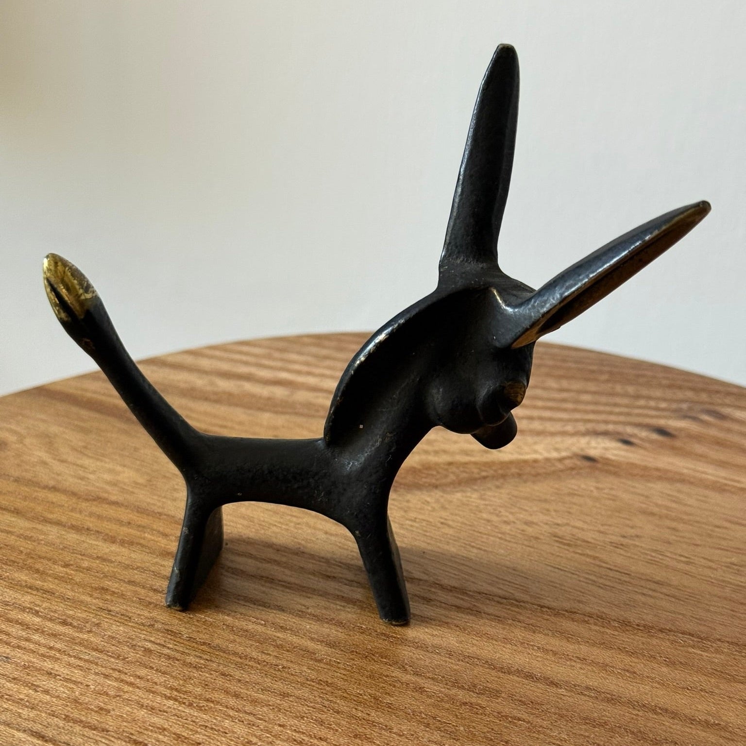 Vintage Walter Bosse ring holder, in the form of a Donkey
