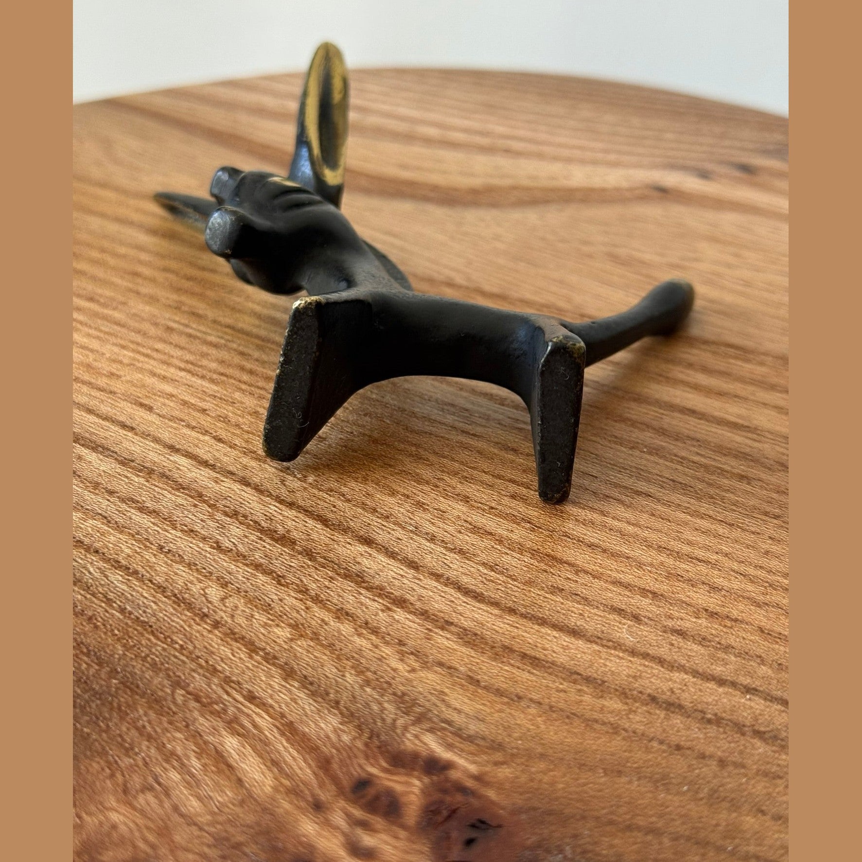 Vintage Walter Bosse ring holder, in the form of a Donkey