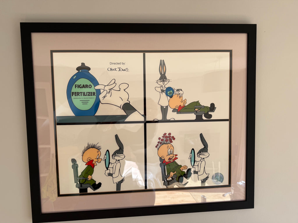 Vintage Chuck Jones, Bugs Bunny cartoon cell.