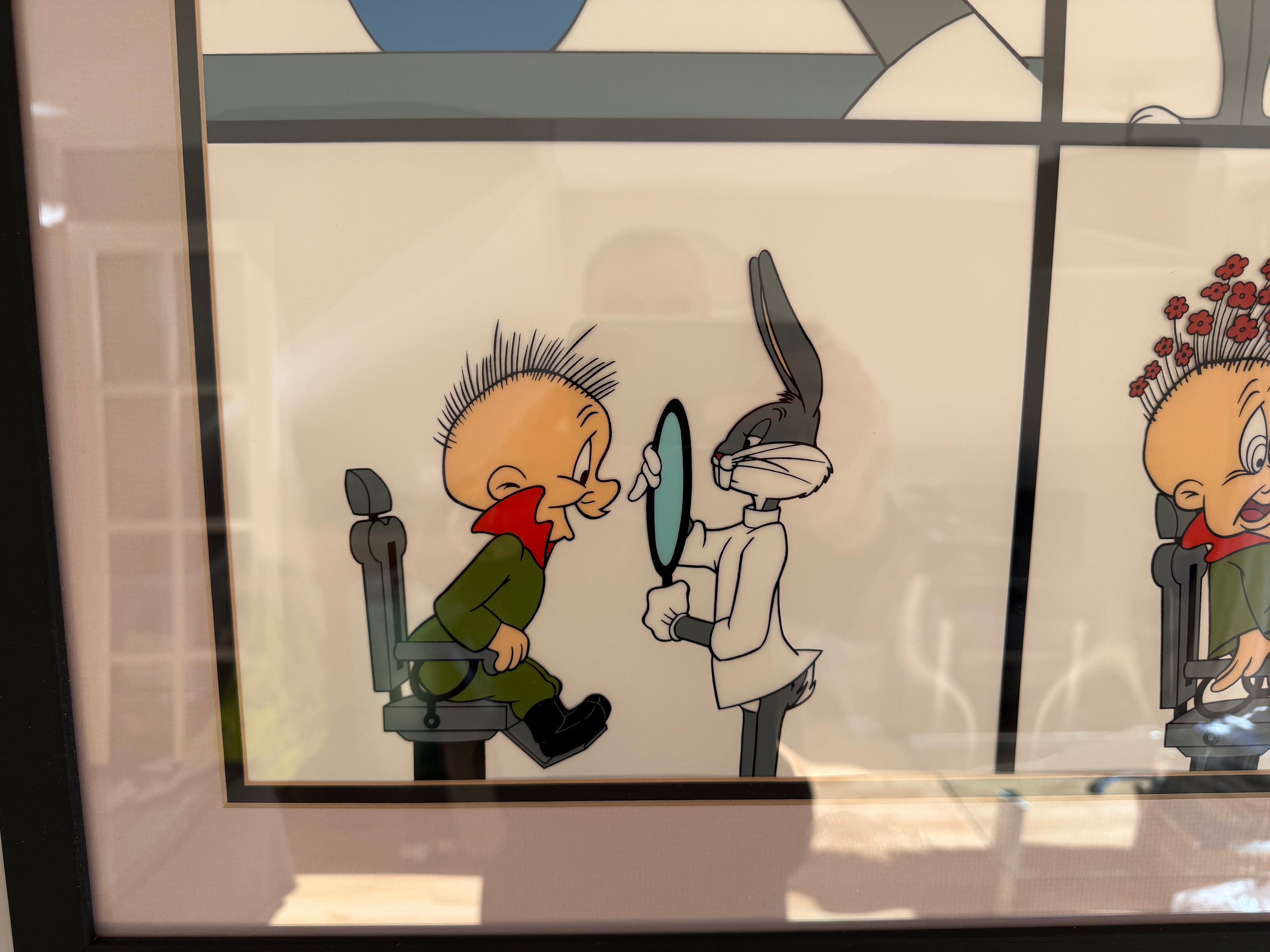 Vintage Chuck Jones, Bugs Bunny cartoon cell.