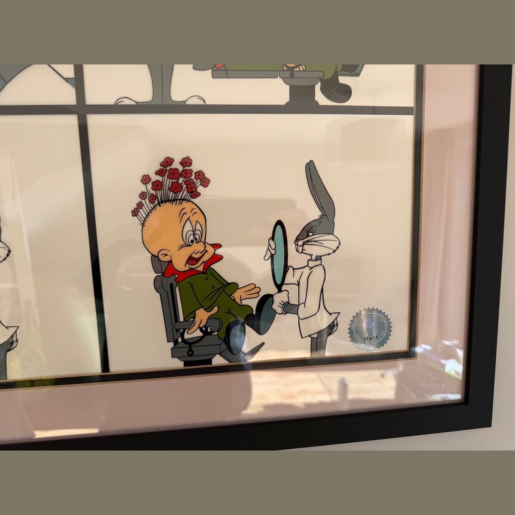 Vintage Chuck Jones, Bugs Bunny cartoon cell.