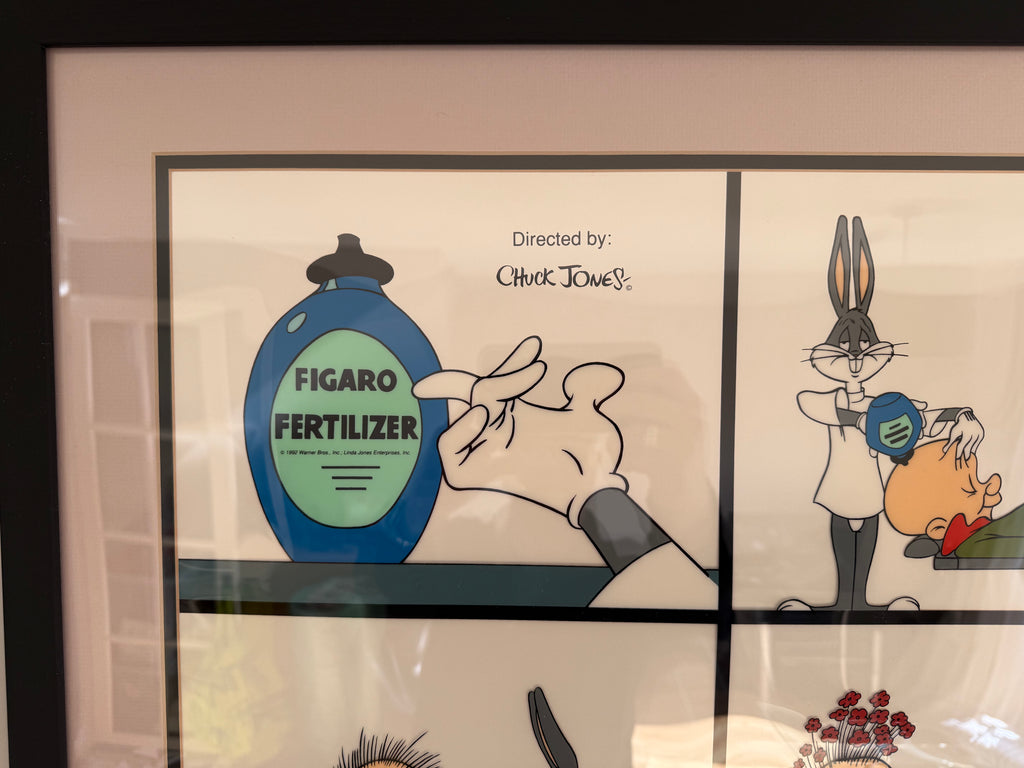 Vintage Chuck Jones, Bugs Bunny cartoon cell.