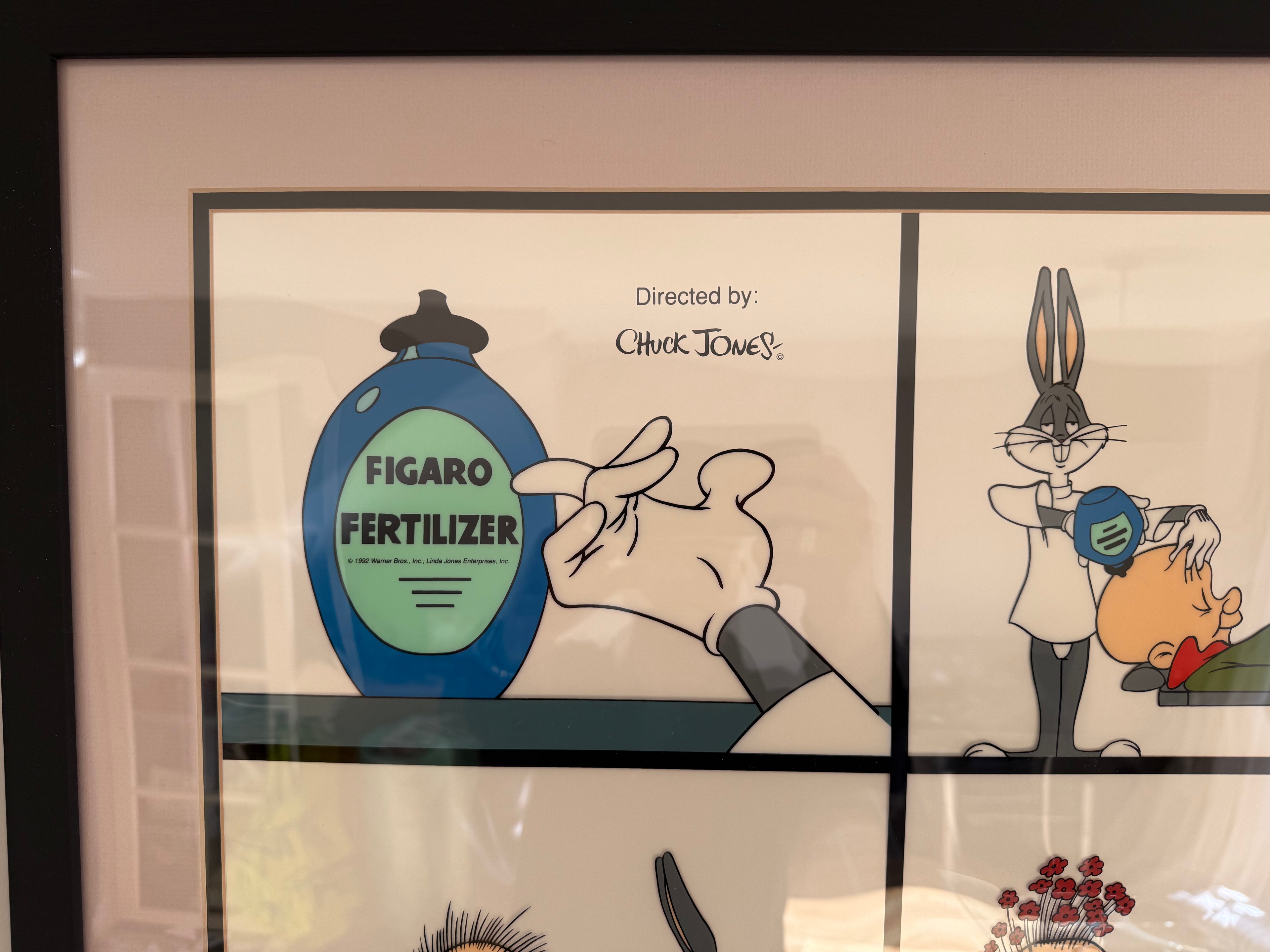 Vintage Chuck Jones, Bugs Bunny cartoon cell.
