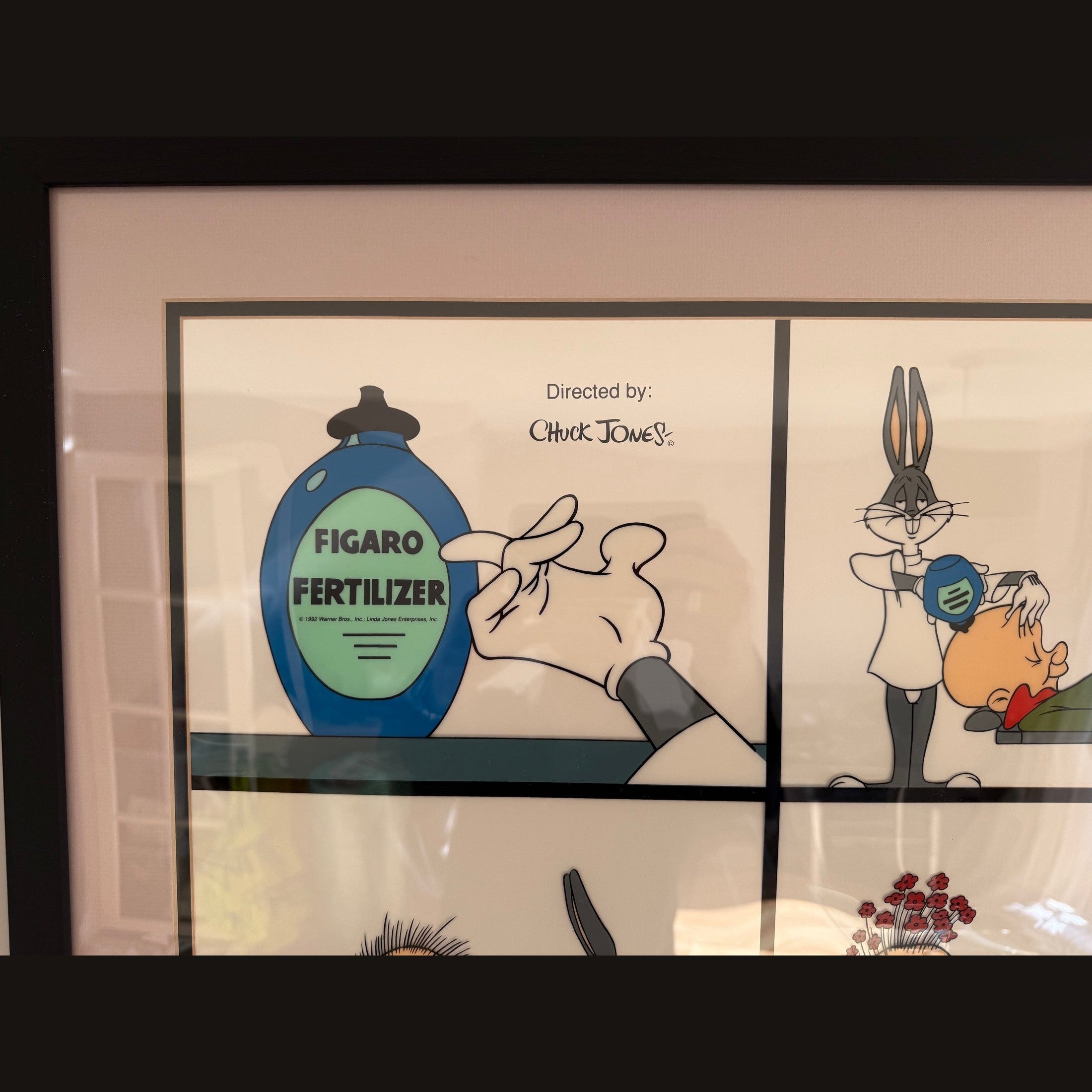 Vintage Chuck Jones, Bugs Bunny cartoon cell.