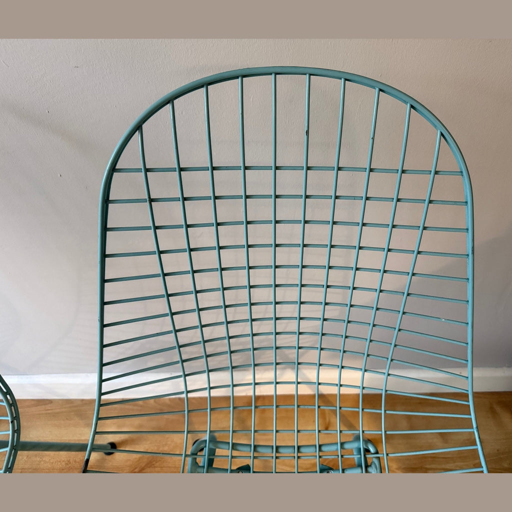 Vintage Eames wirework DKX chairs