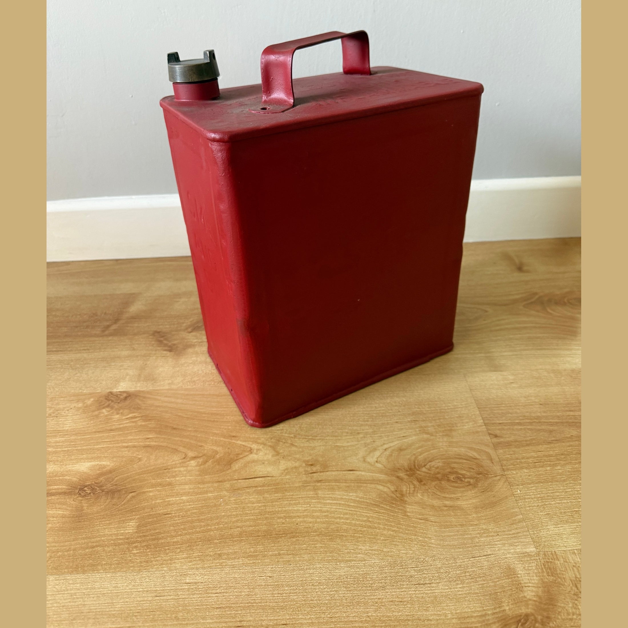 Vintage Red fuel can SM and BP.