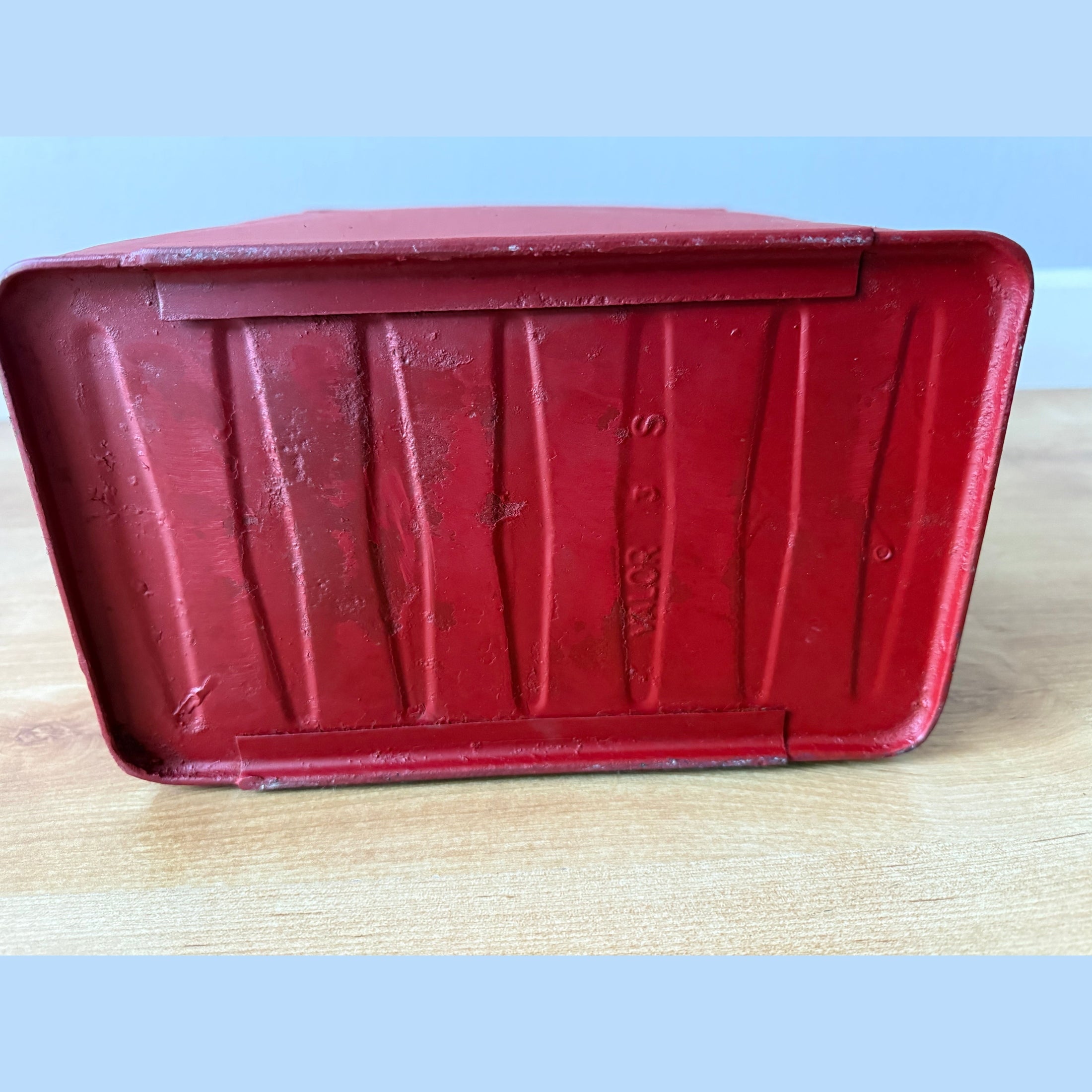 Vintage Red fuel can SM and BP.