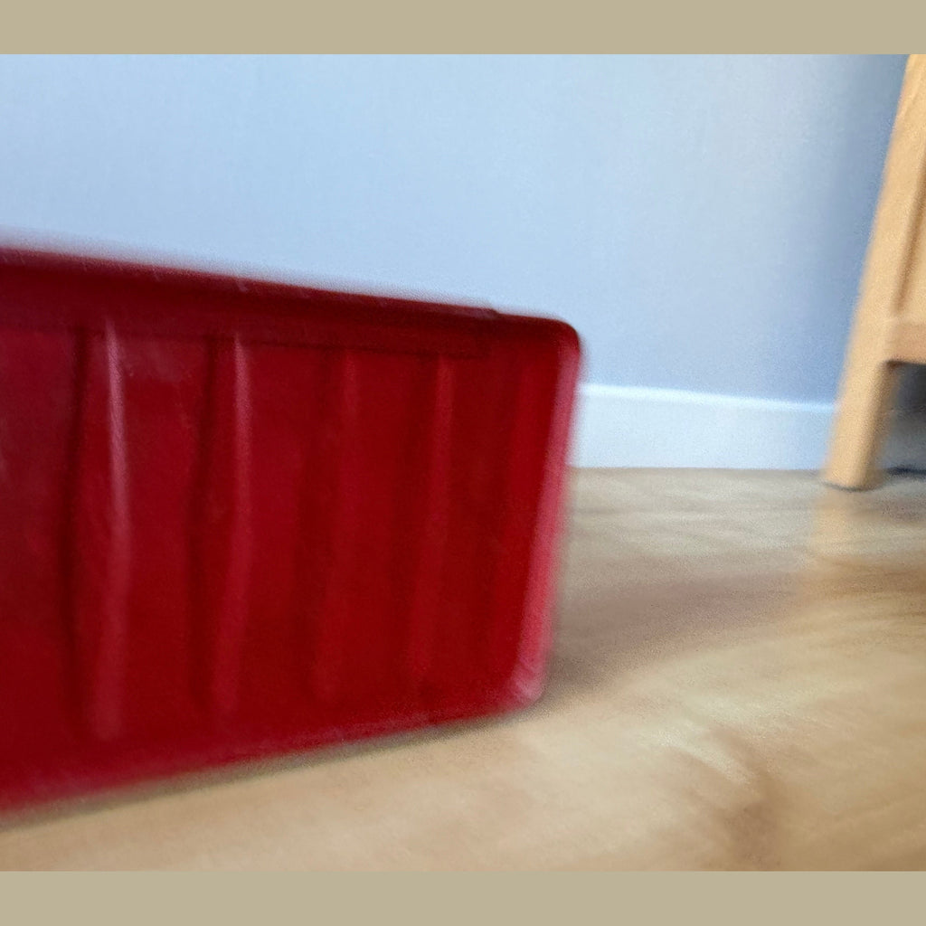 Vintage Red fuel can SM and BP.