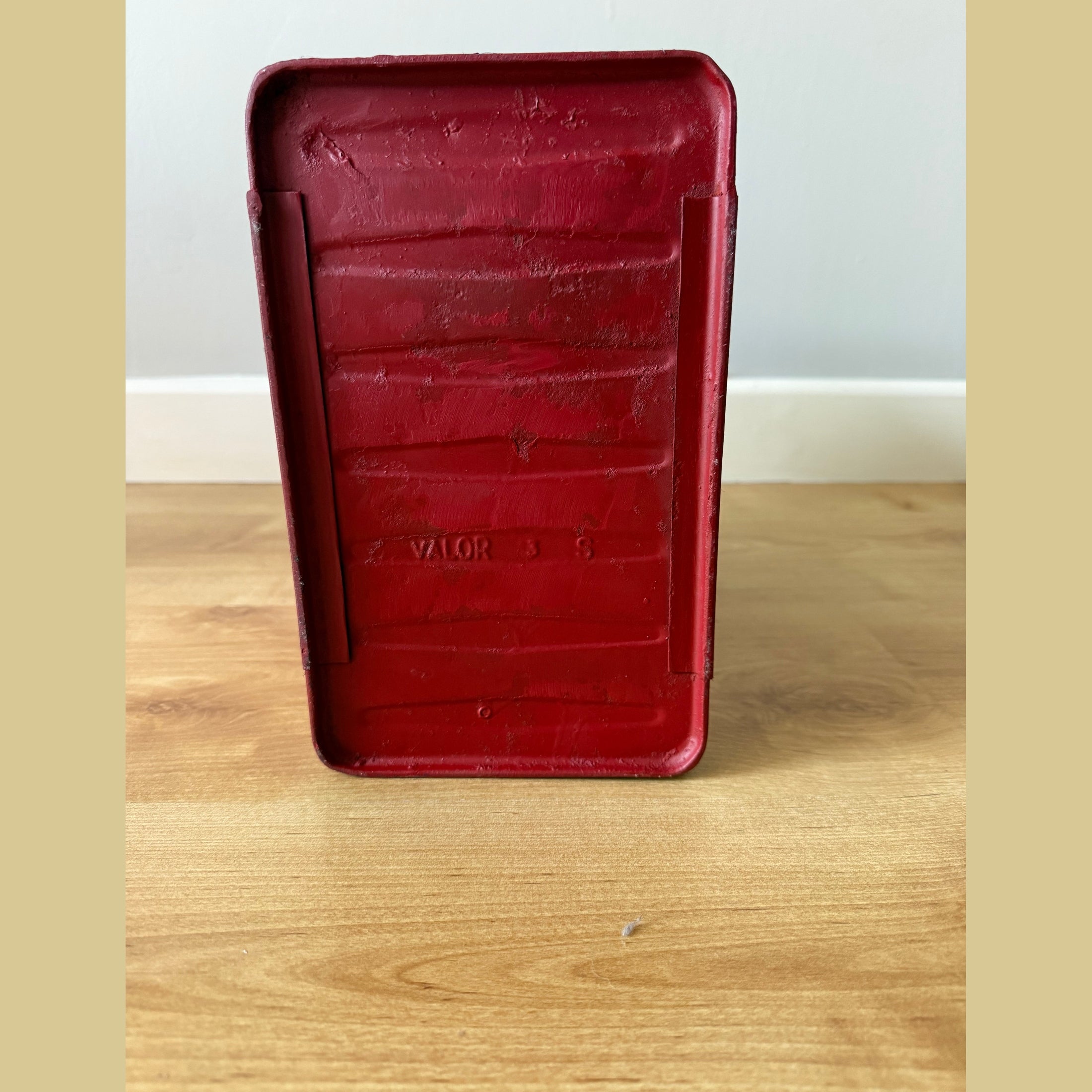 Vintage Red fuel can SM and BP.