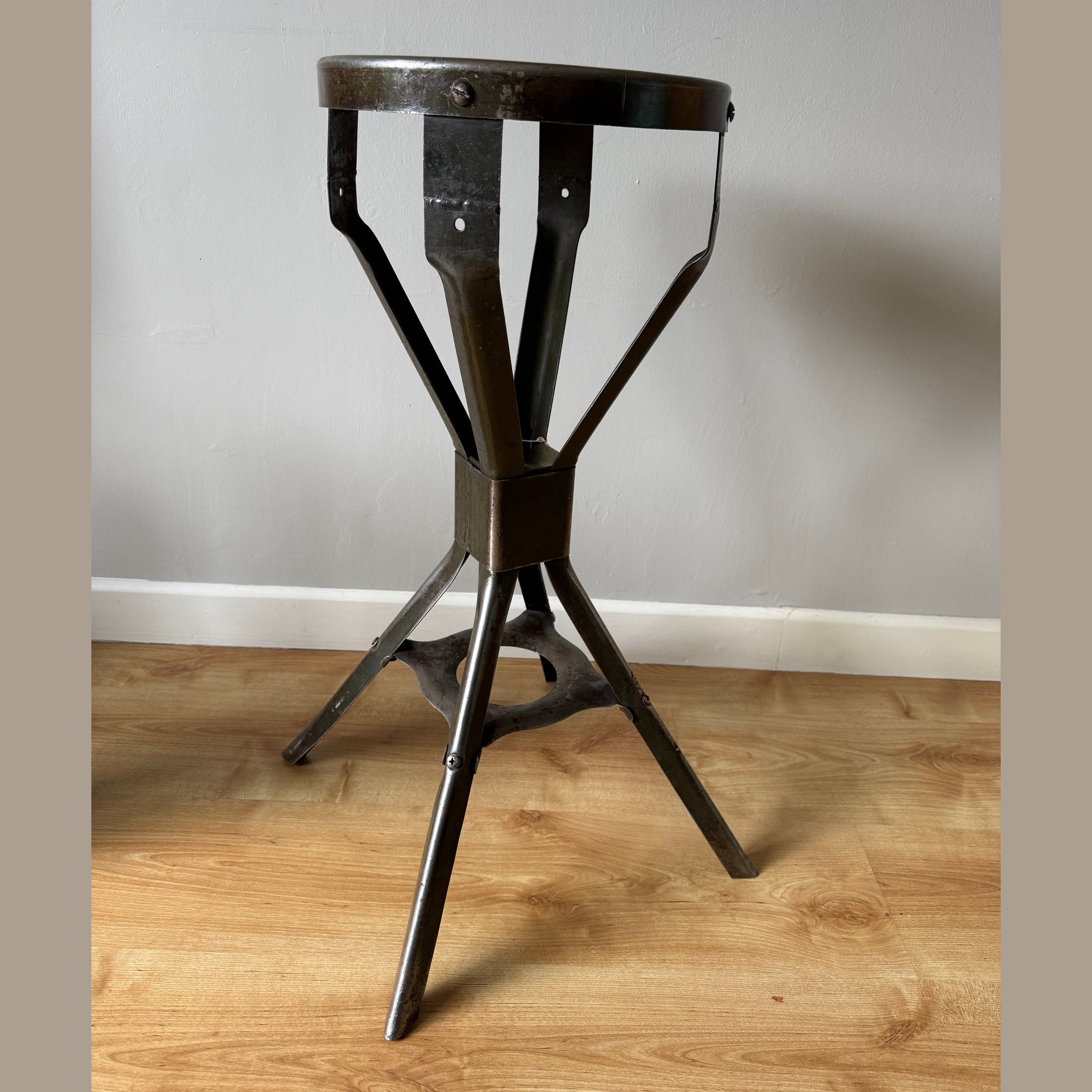 Vintage Evertaut Factory Industrial stool