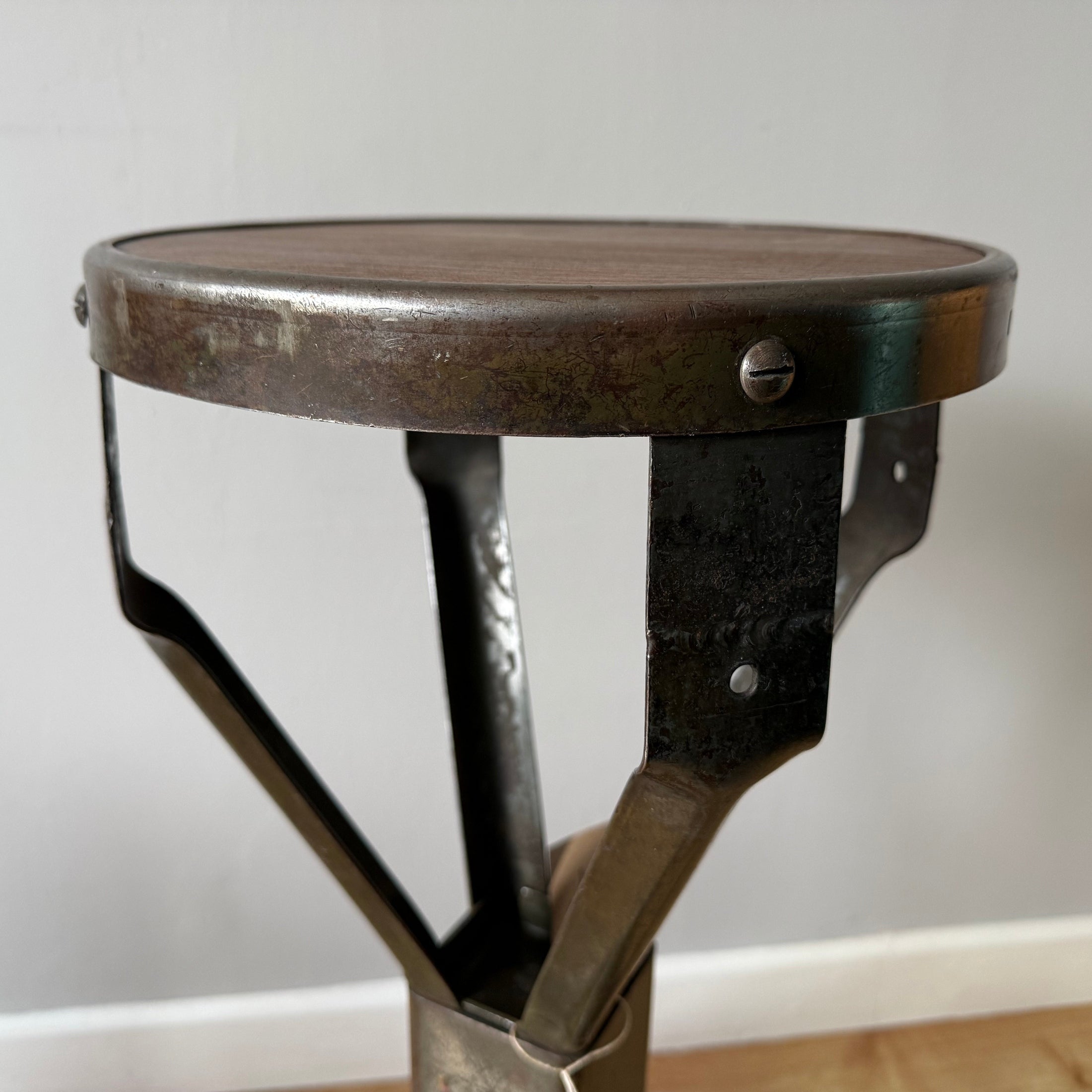 Vintage Evertaut Factory Industrial stool
