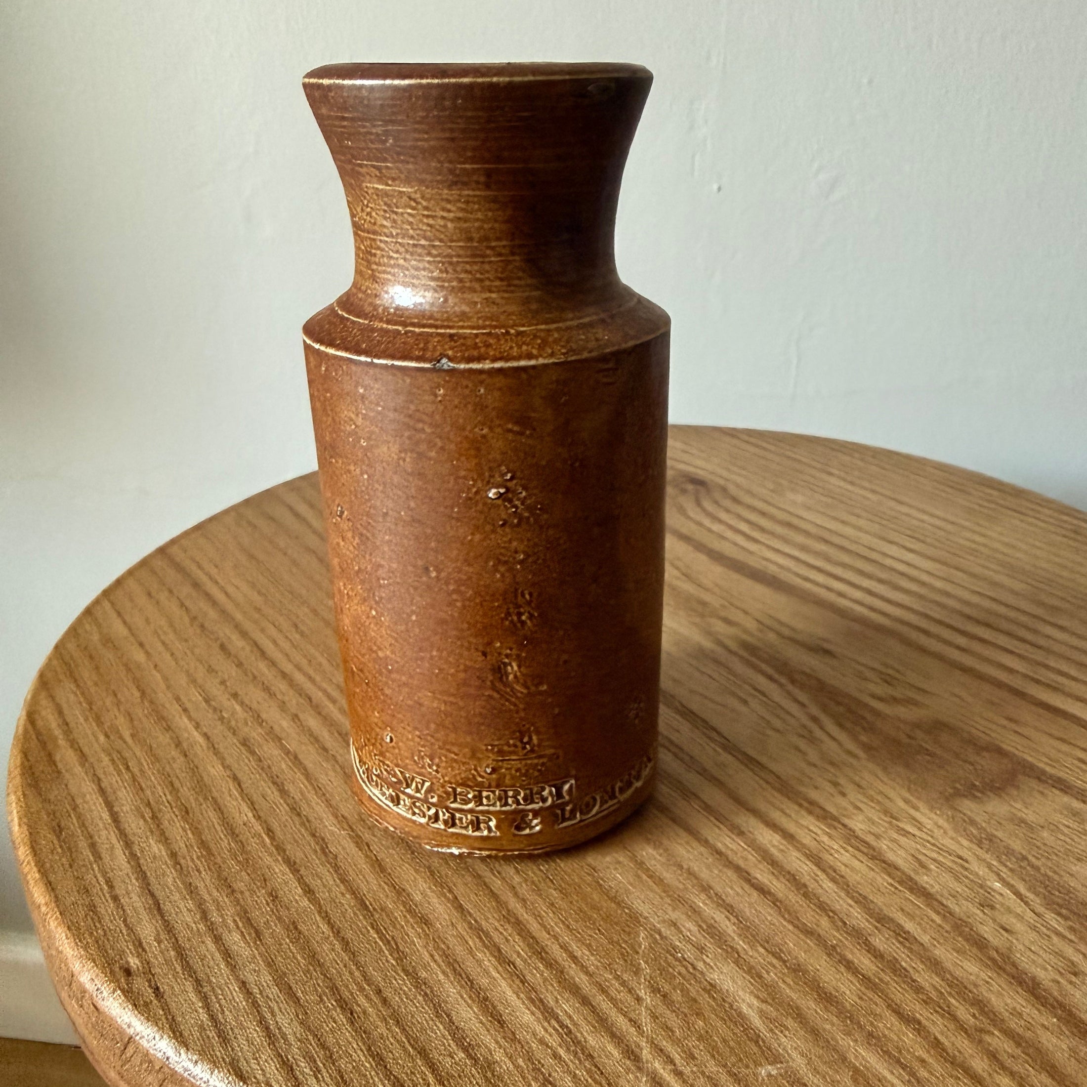 Antique ink/ginger bottle or vase