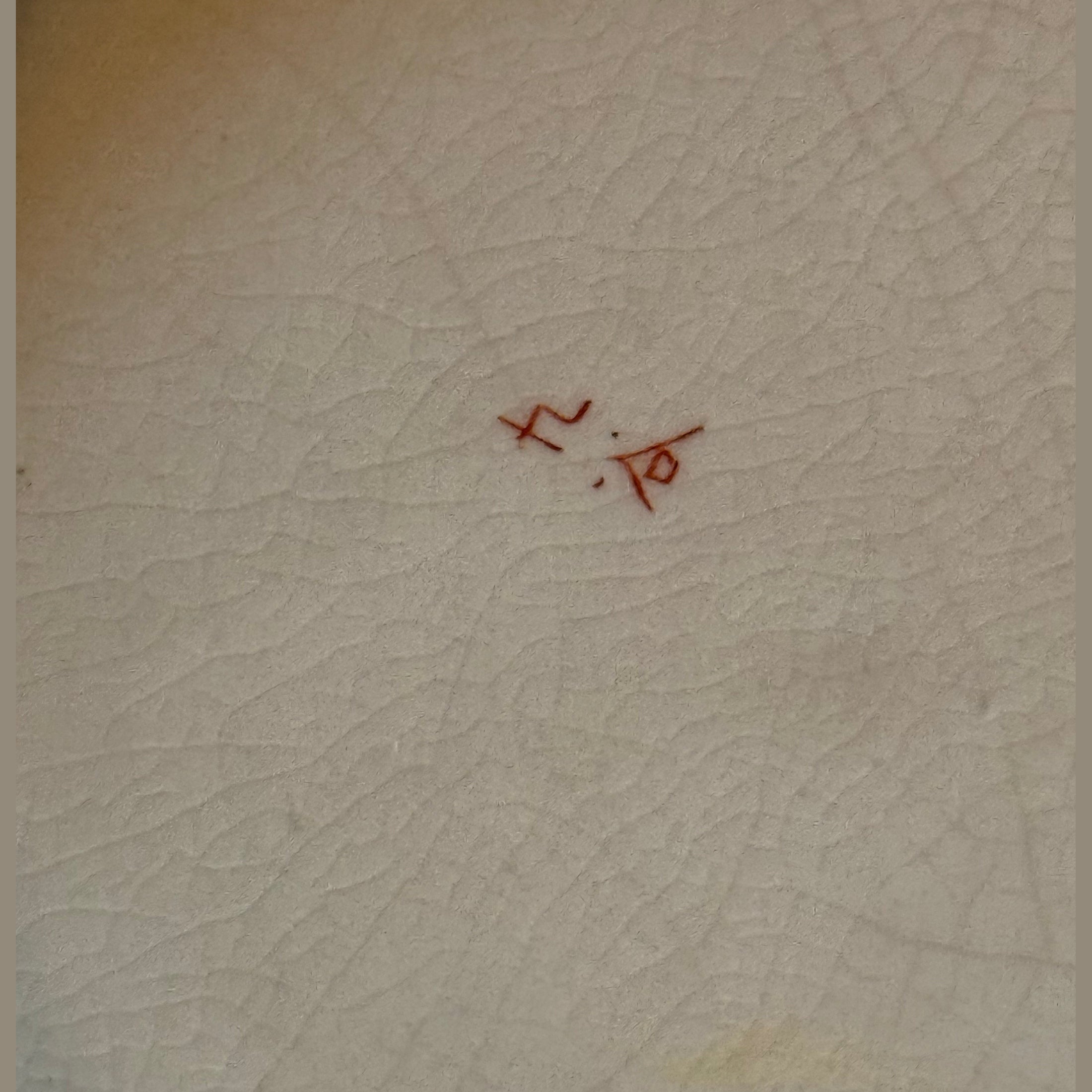 A pair of 21.5cm Japanese Kutani plates