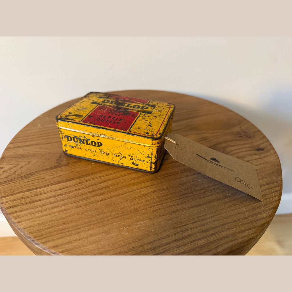 Vintage Dunlop Motorcycle tyre repair tin.