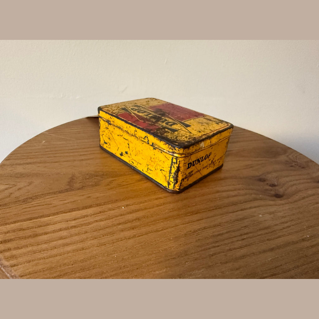 Vintage Dunlop Motorcycle tyre repair tin.