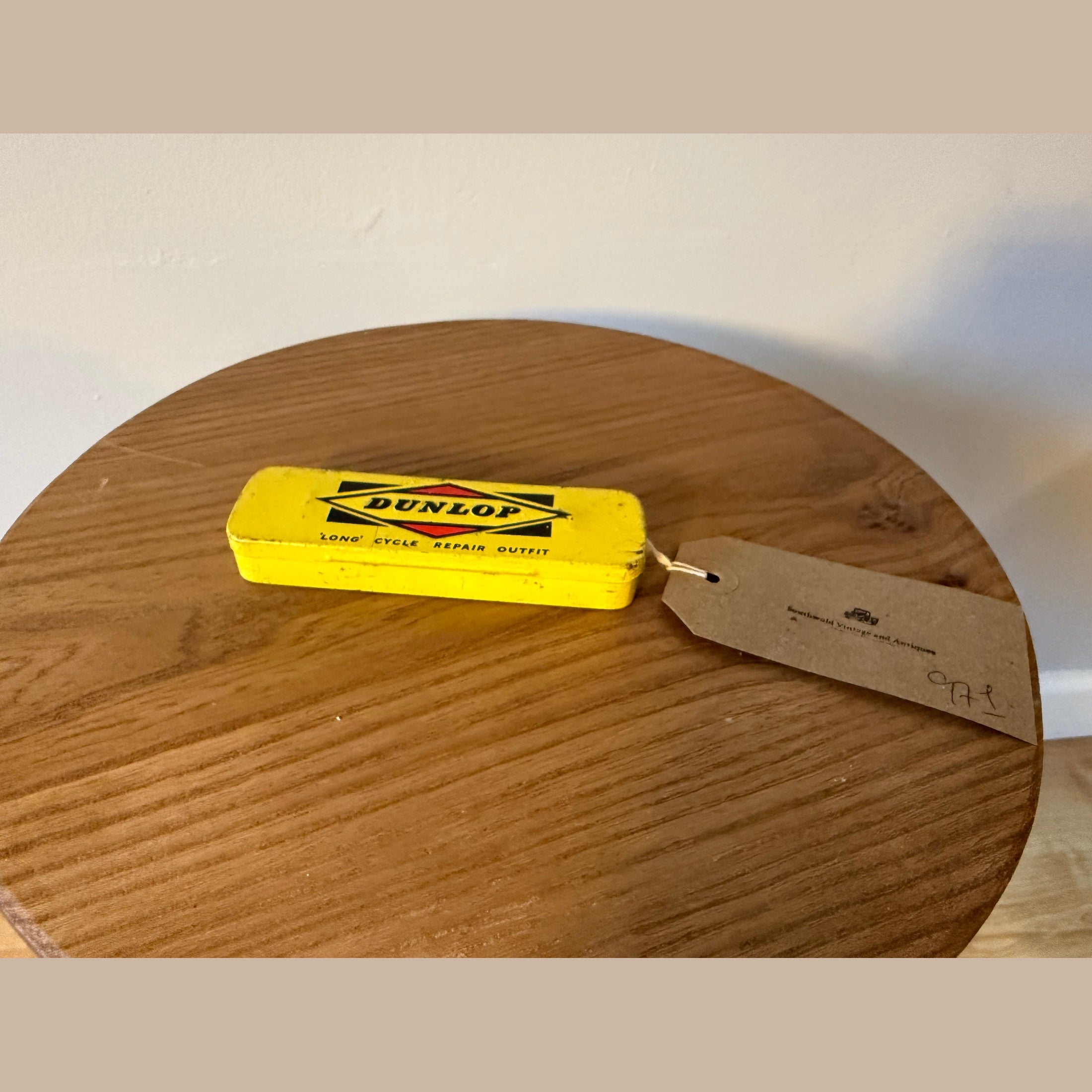 Vintage Dunlop cycle tyre repair tin.