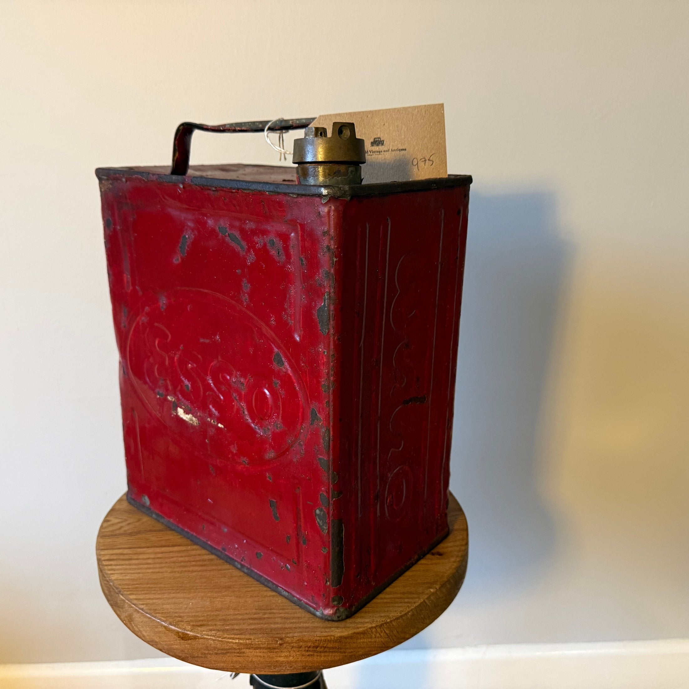 Vintage 1930's-1940's Esso fuel can