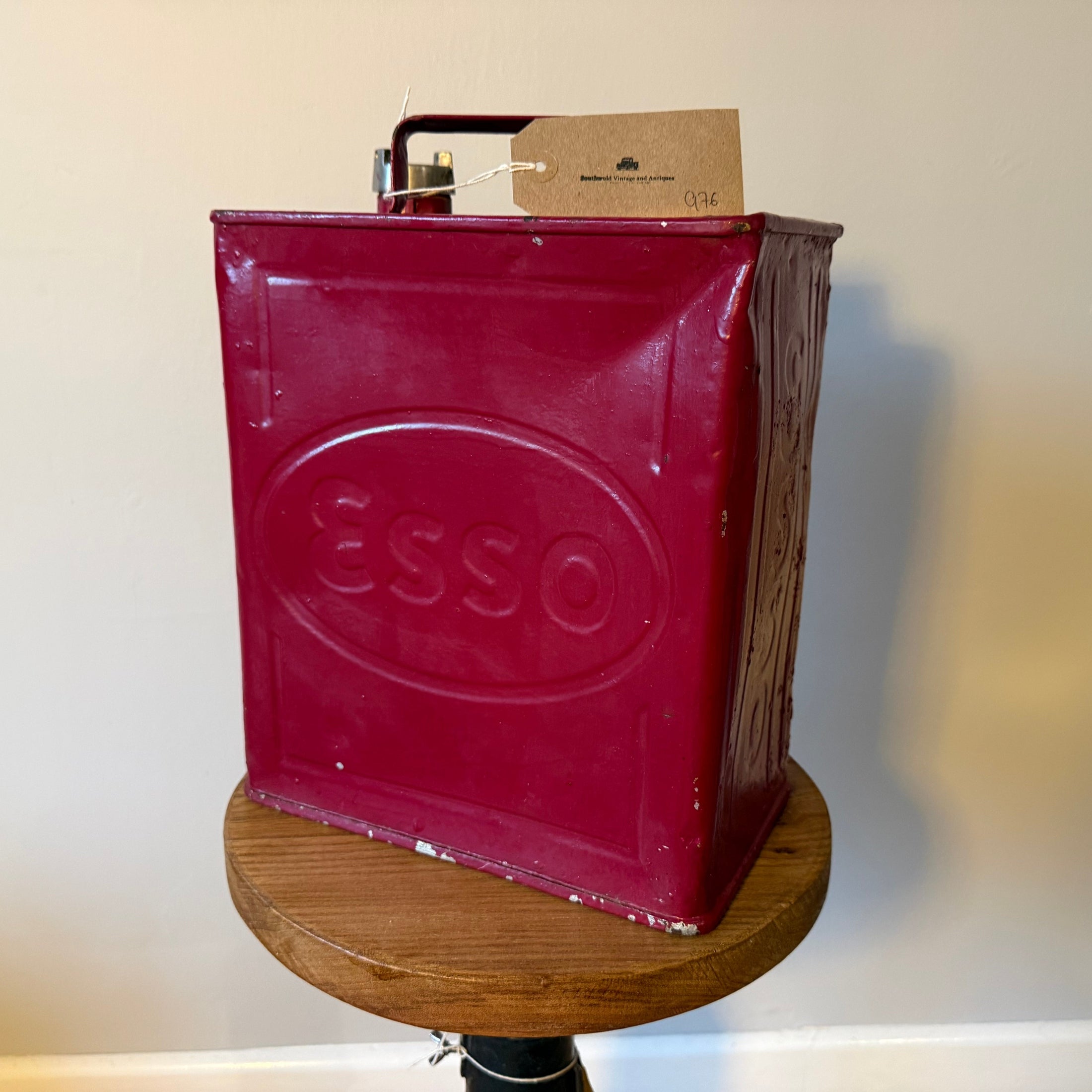 Vintage 1938 Esso fuel can