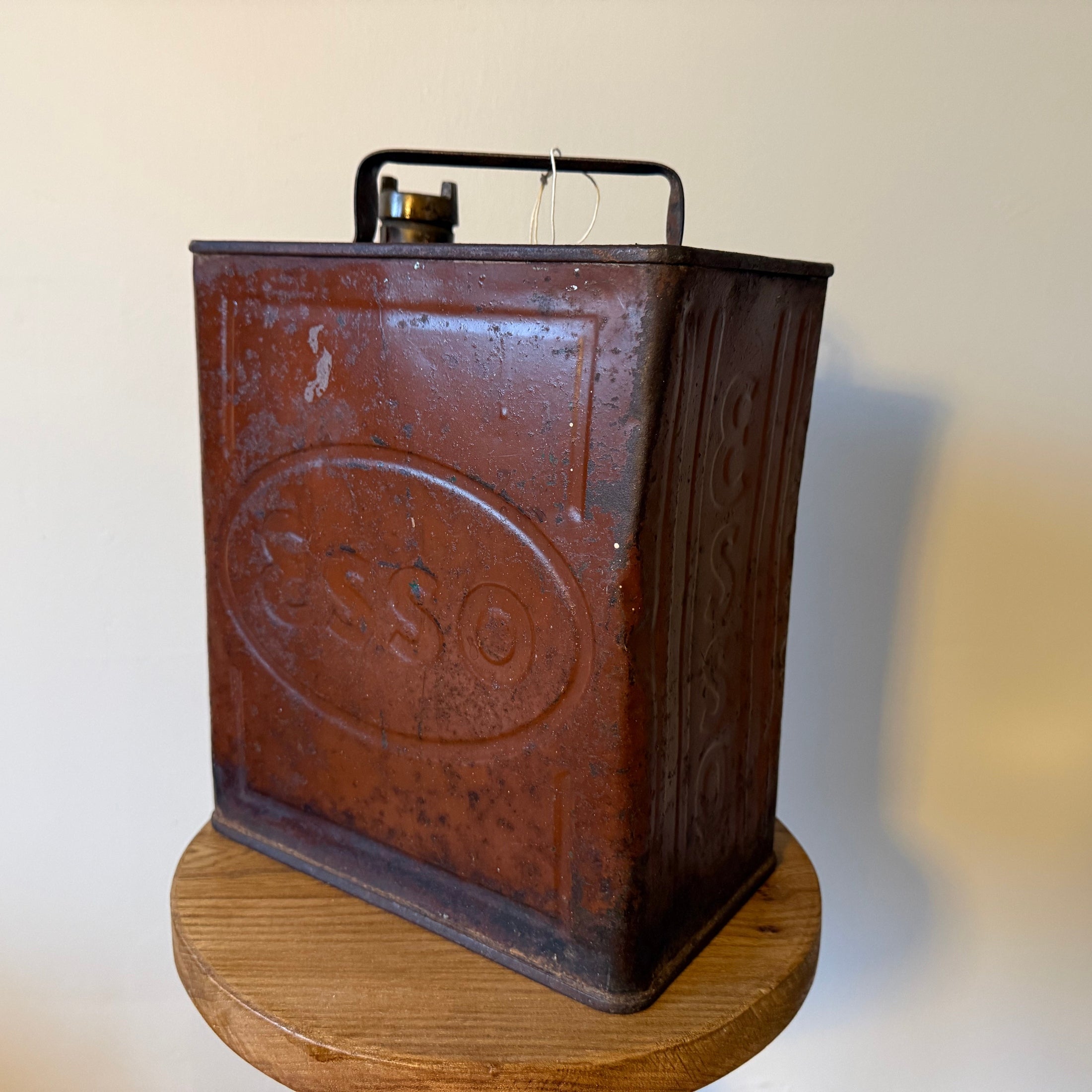 Vintage 1938 Esso fuel can