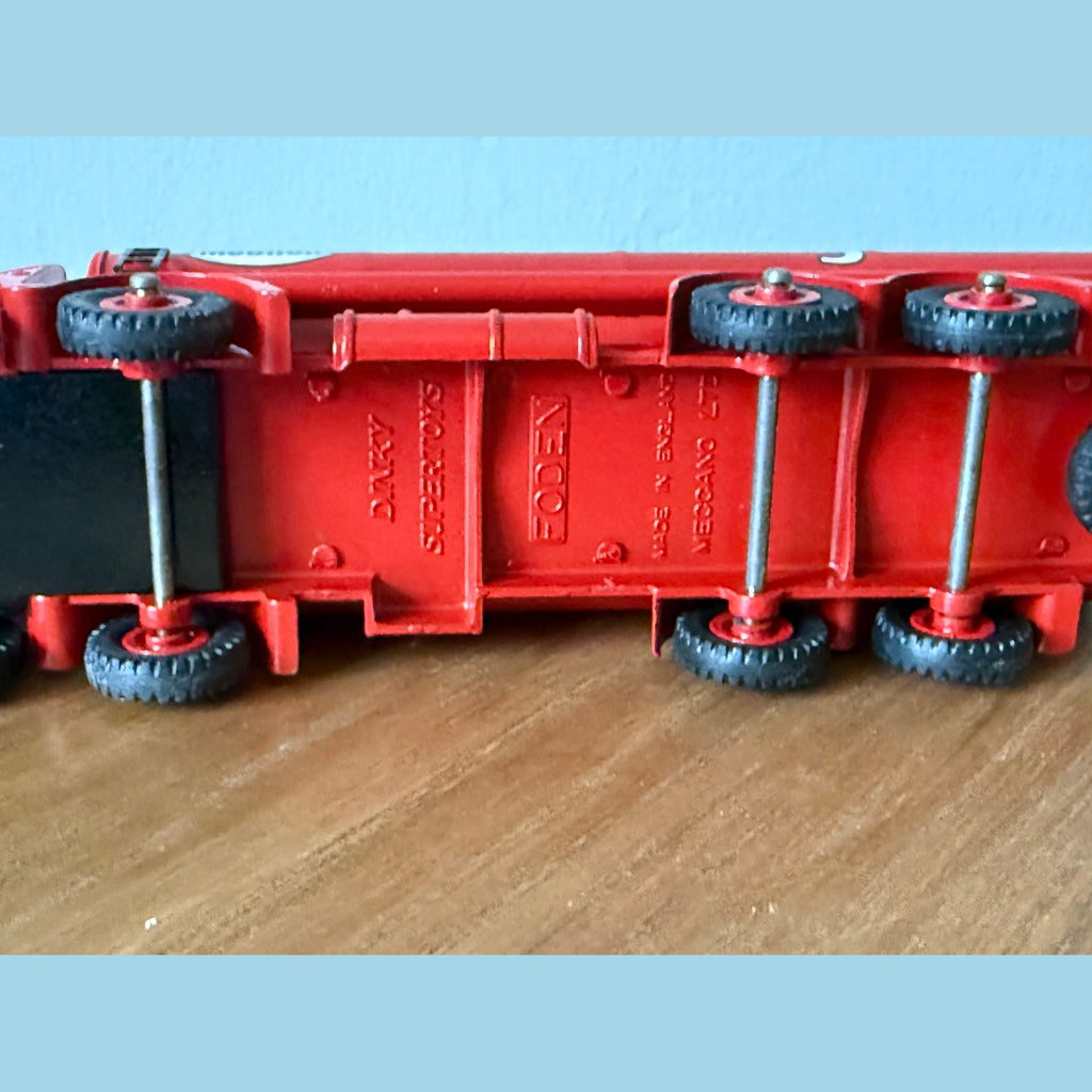 Vintage Dinky Supertoy Mobilgas fuel petrol tanker.